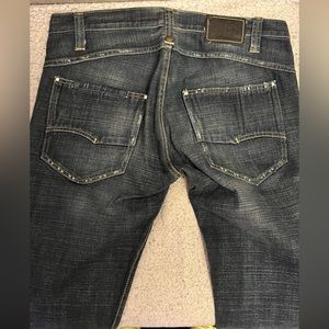 G-Star Raw Dexter jeans men 34x36 dark distressed